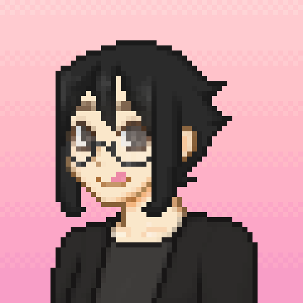 Pixel-art portrait of Nelly